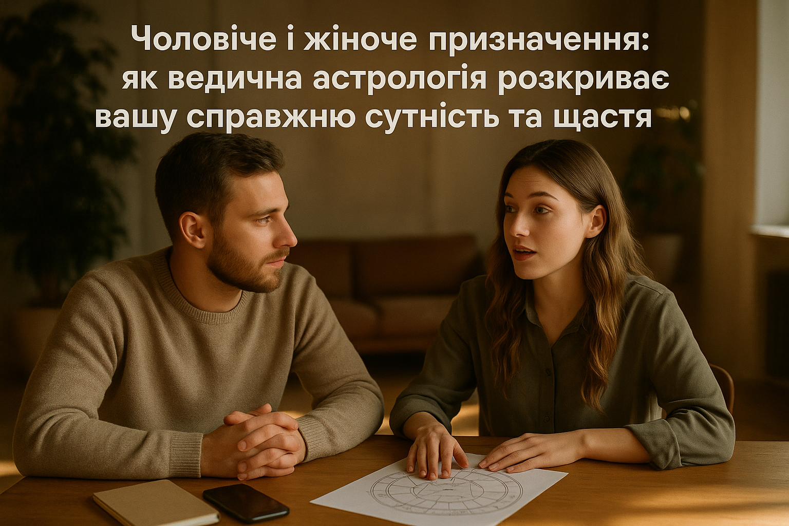 Вам цікаво, як розкрити своє призначення? Досліджуйте чоловічі та жіночі начала з ведичною астрологією, щоб знайти гармонію в житті!