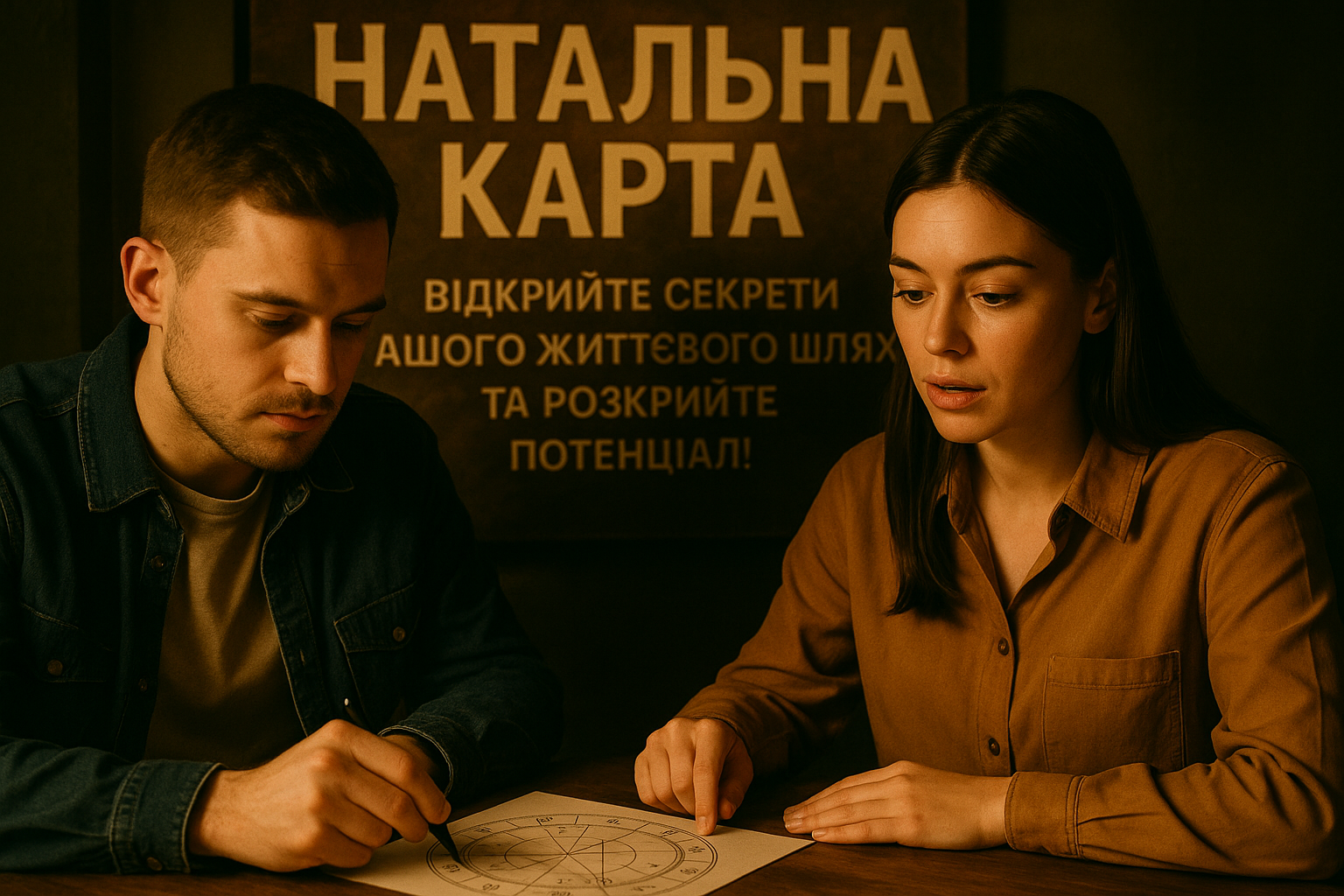 Відкрийте таємниці своєї натальної карти! Досліджте, як астрологія може допомогти вам зрозуміти себе та свій життєвий шлях.